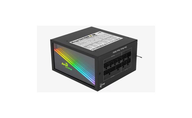 AeroCool Mirage Gold 850W ARGB – Fully Modular 80 Plus Gold Power Supply with Infinity Mirror Design